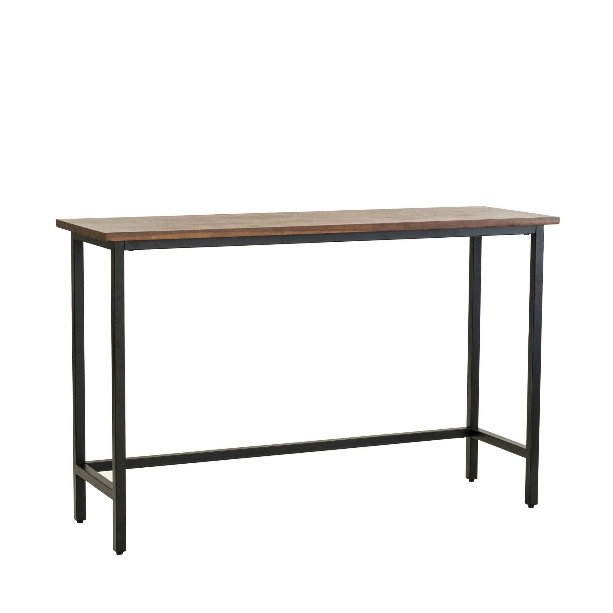 Carbon Loft Dardanus Brown Wood/ Metal Dining Table ahuboo