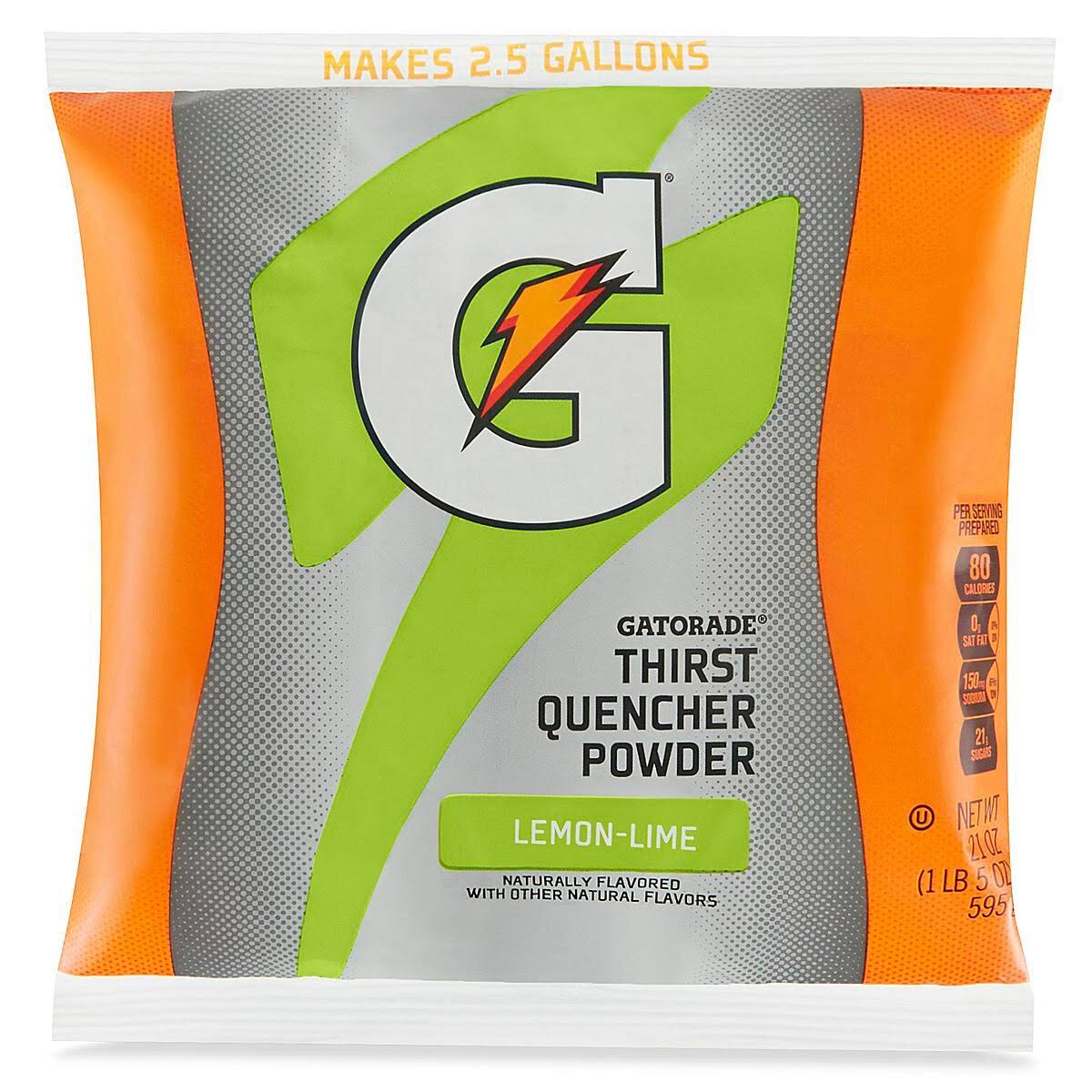 Gatorade Powder 2.5Gallon Pouches 32 per Case Lemon Lime ahuboo