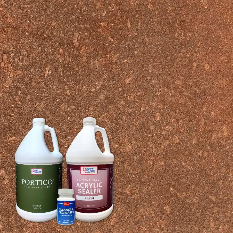 Concrete Staining Products Pack Color Terra Cotta ahuboo