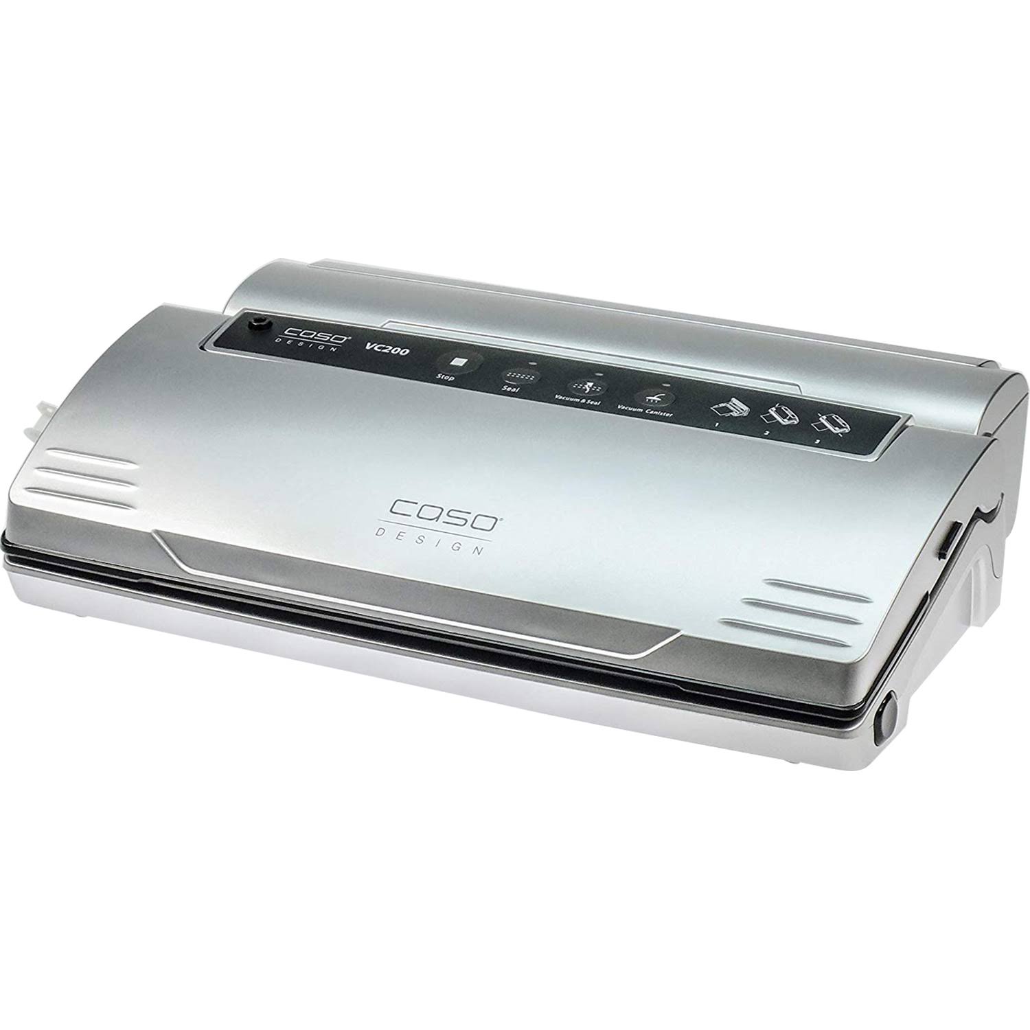 Caso Design VC 200 Food Vacuum Sealer with Integrated FoldOut Cutter