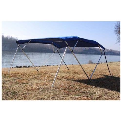 New Royal Blue Vortex Pontoon / Deck Boat 4 Bow Bimini Top 8' Long, 91