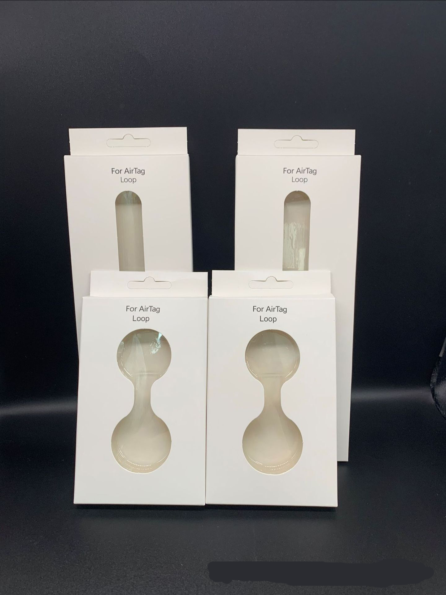 Apple airtags anti-loss locator tracker protective case plastic box packaging inside