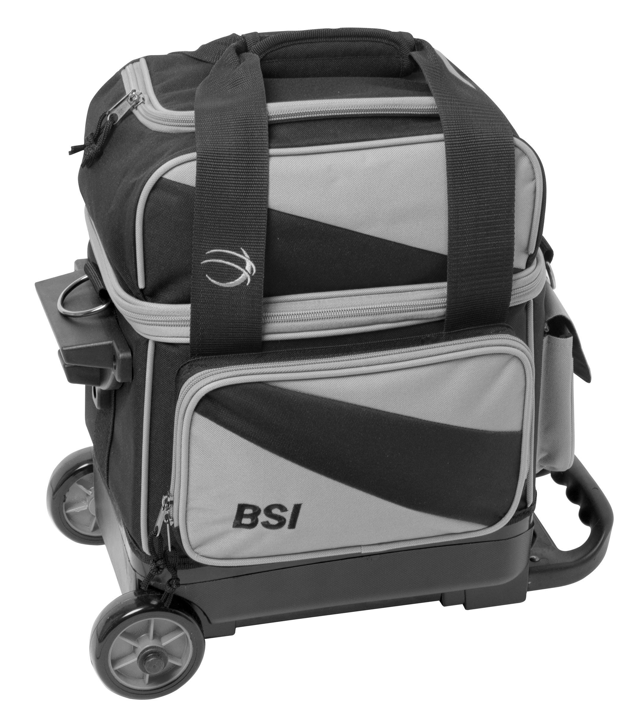BSI Black/Grey Single Roller Bowling Bag dersya