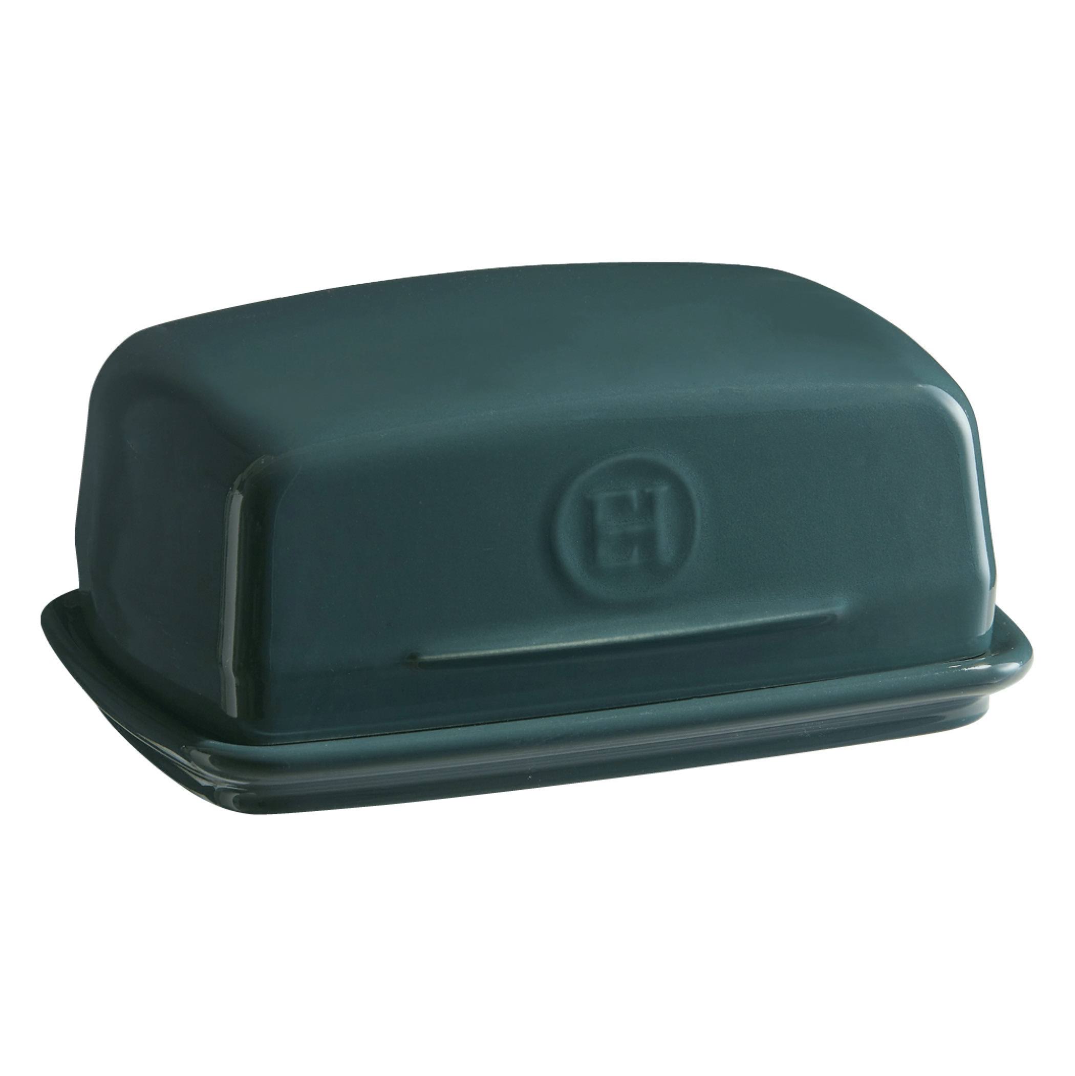 Emile Henry Blue Flame Butter Dish dersya