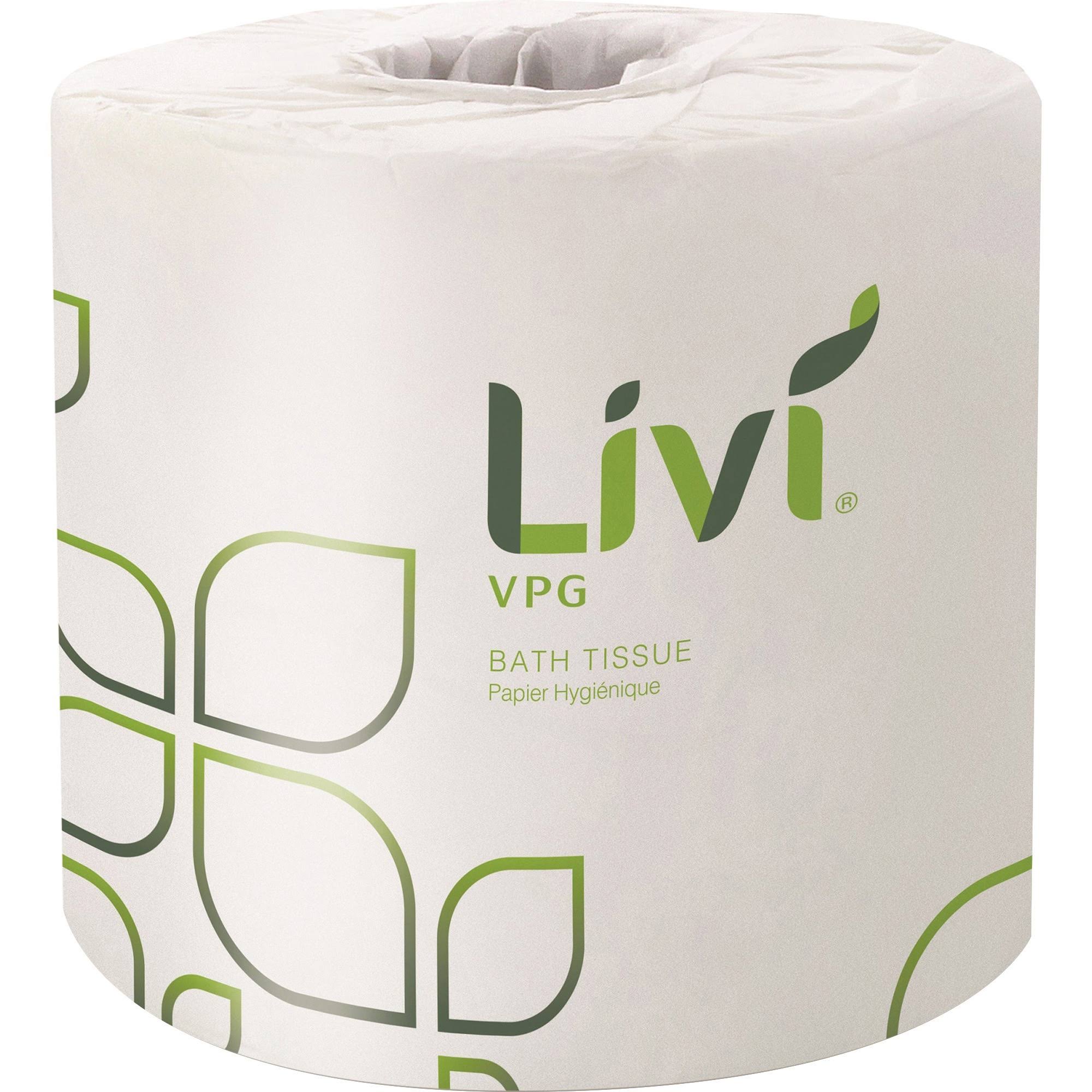 Livi VPG - Toilet paper - 500 sheets - roll - white (pack of 96) - dersya