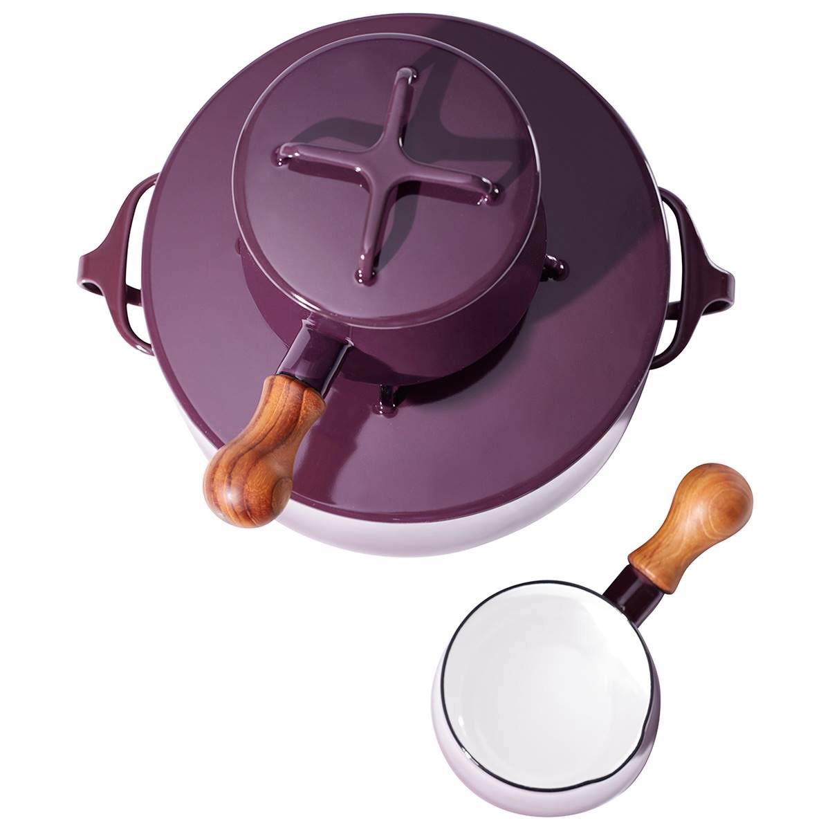 Dansk Kobenstyle Plum 1qt Saucepan with Lid dersya
