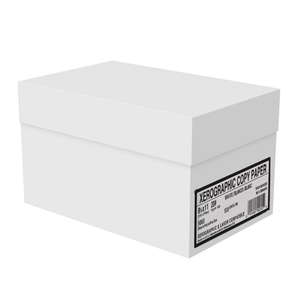 Xerographic Copy Paper, Letter Size (8 1/2x22 x 11x22), 92 (U.S