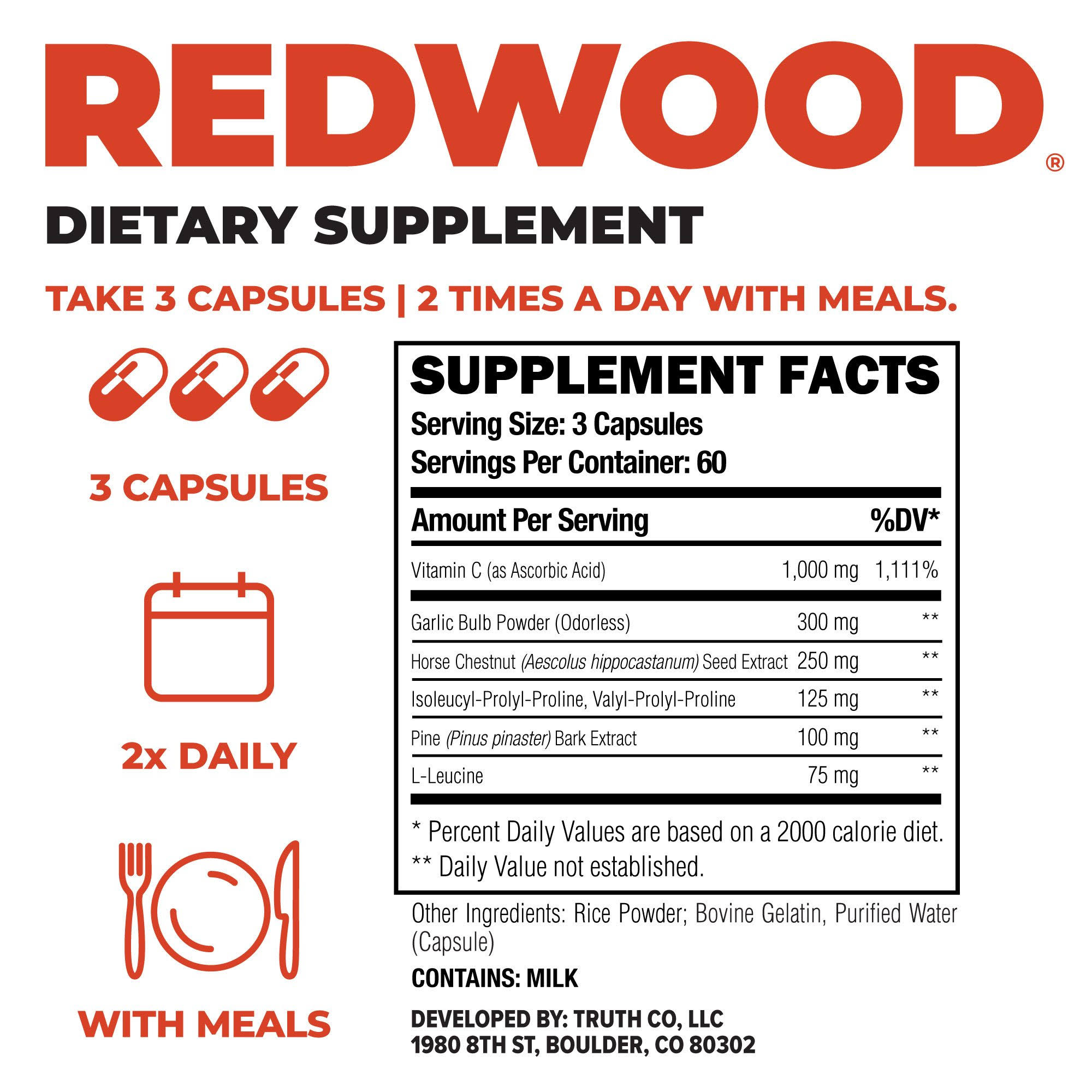 🔥Redwood Nitric Oxide Booster Circulatory Support dersya