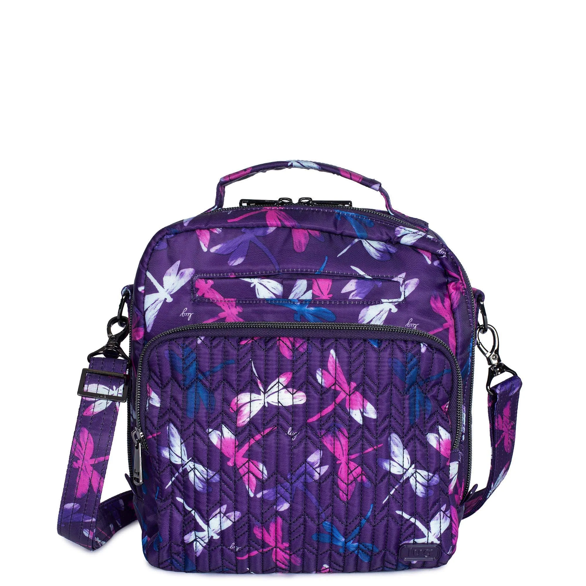 Lug Medium Crossbody with RFID Ranger ,DragonflyPurple dersya