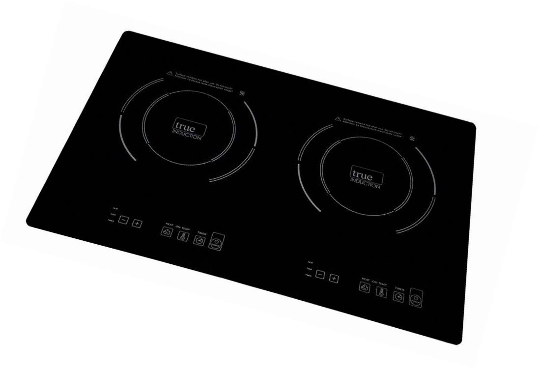 True Induction TI2B Counter Inset Double Burner Induction Cooktop dersya