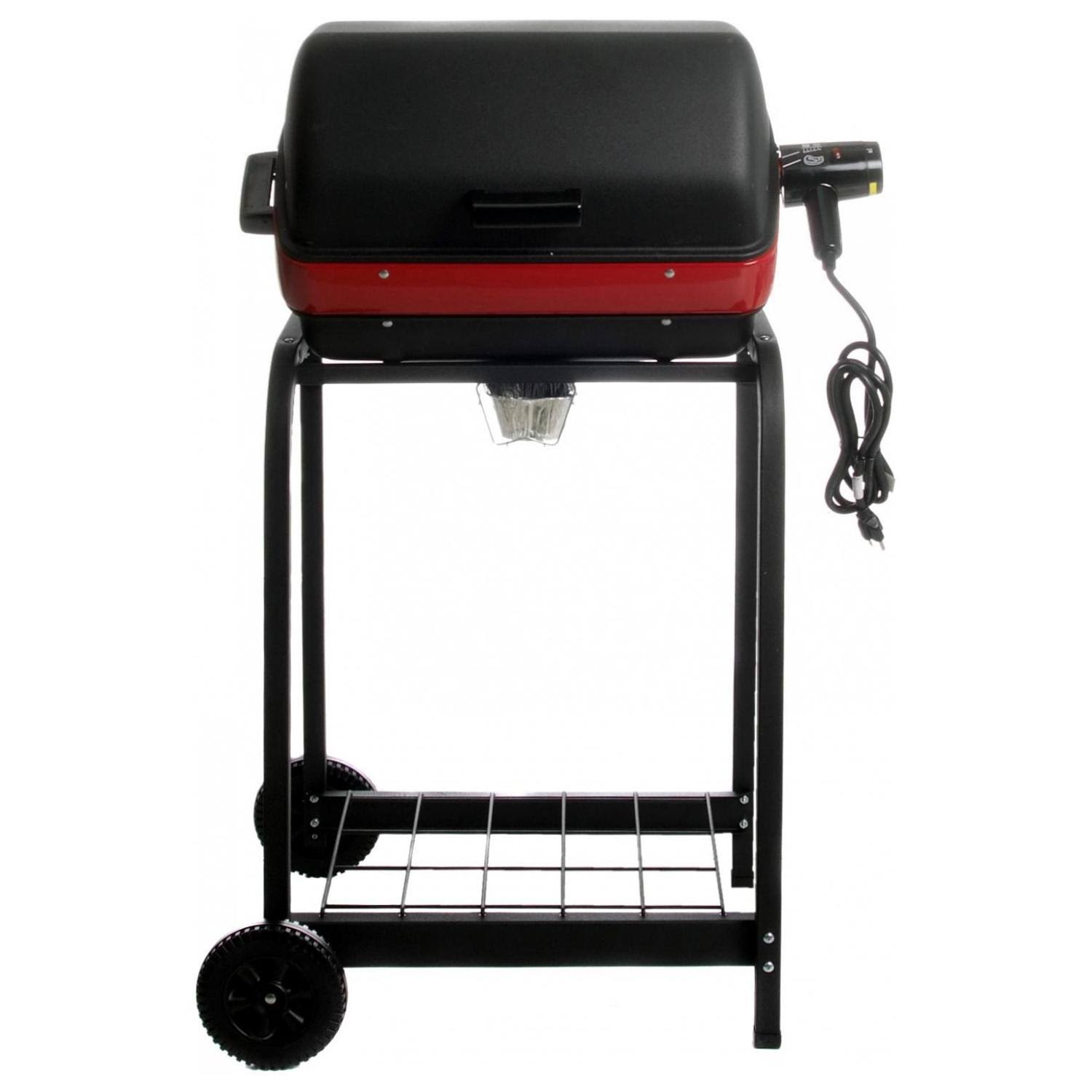 Americana 200sq. inch Electric Cart Grill with Wire Shelf dersya