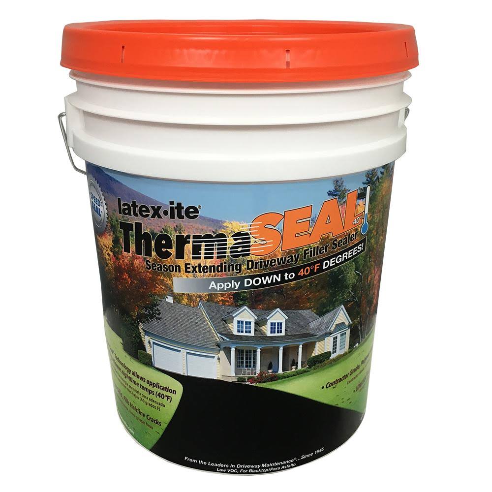 Latexite 4.75 gal. Therma Seal Driveway Filler Sealer 11400 dersya