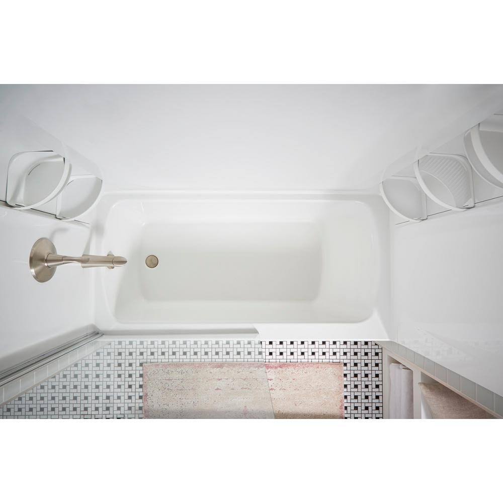 Sterling Store+ 30 in. W x 60 in. H 3Piece DirecttoStud Alcove Wall Surround in White dersya