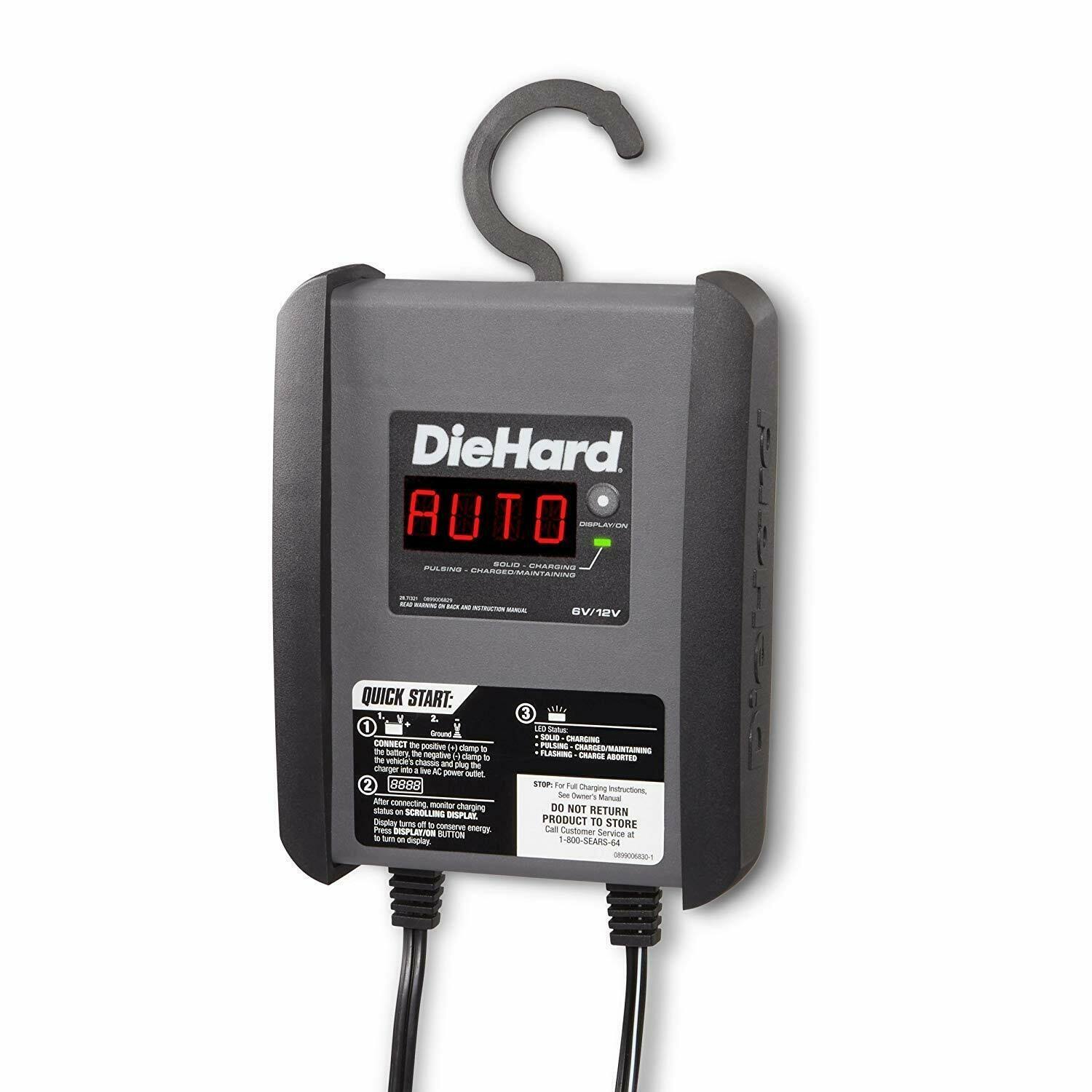 🔥Diehard Portable Shelf Battery Charger Starter, 6A dersya