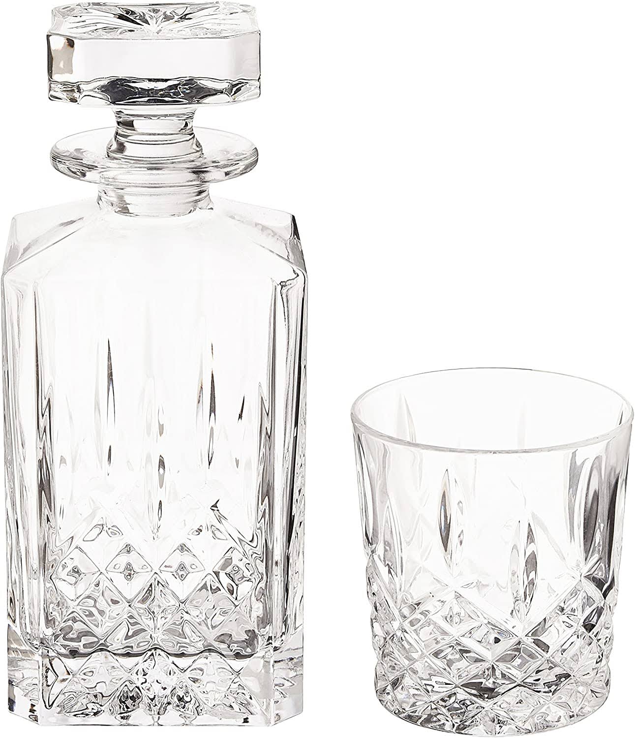 Marquis by Waterford Whiskey Crystal Glasses Set of 4 Double Old