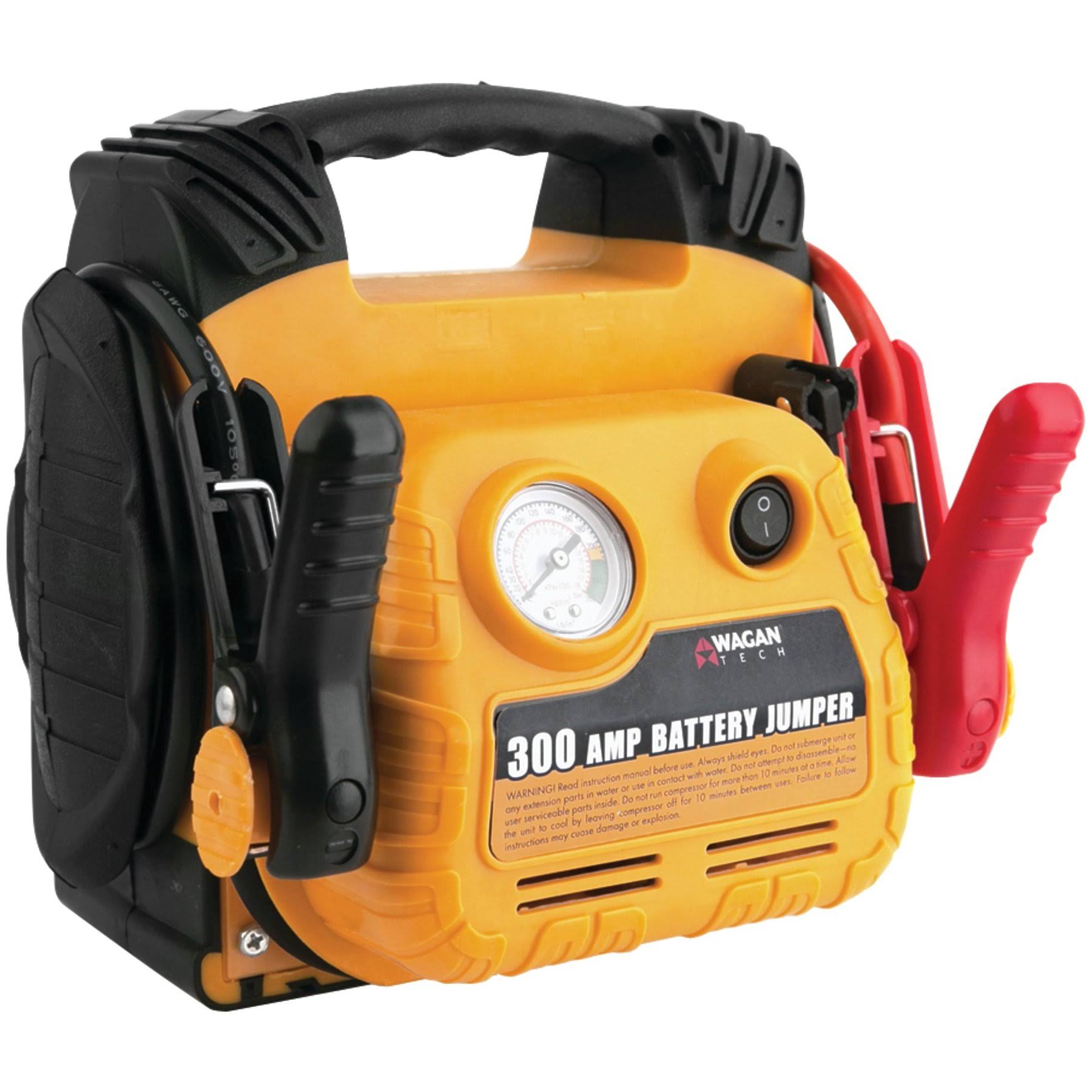Wagan 300Amp Battery Jumper with Air Compressor (2467) dersya