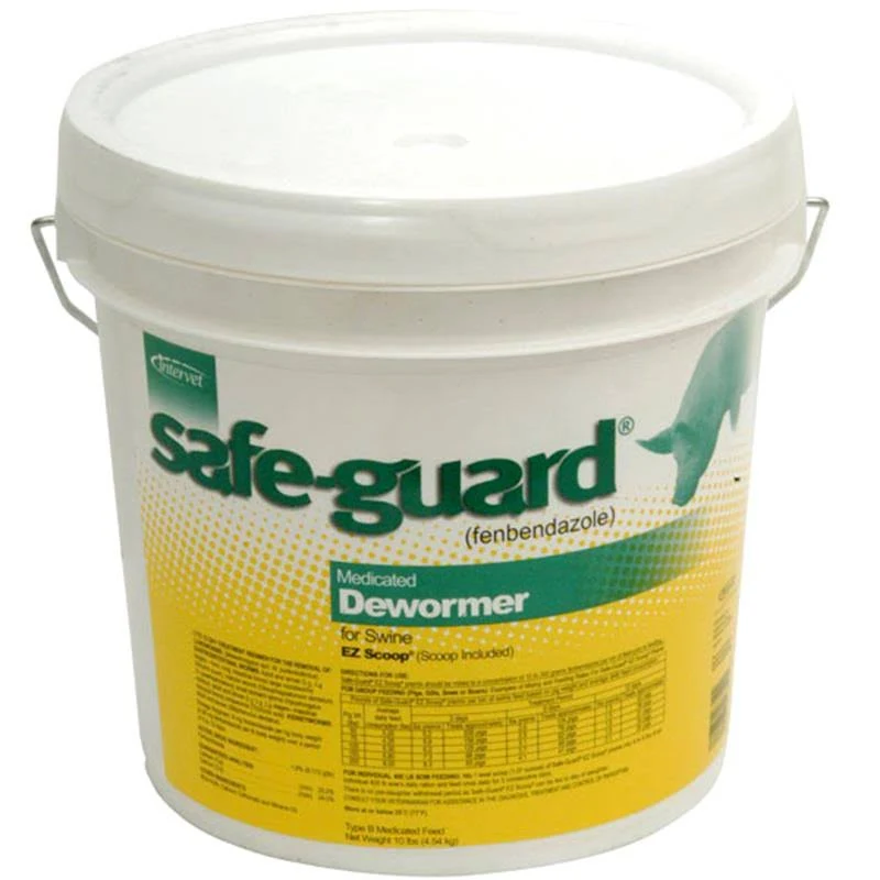 Safe-Guard EZ Swine Dewormer, 10 lbs for Livestock by Merck - dersya