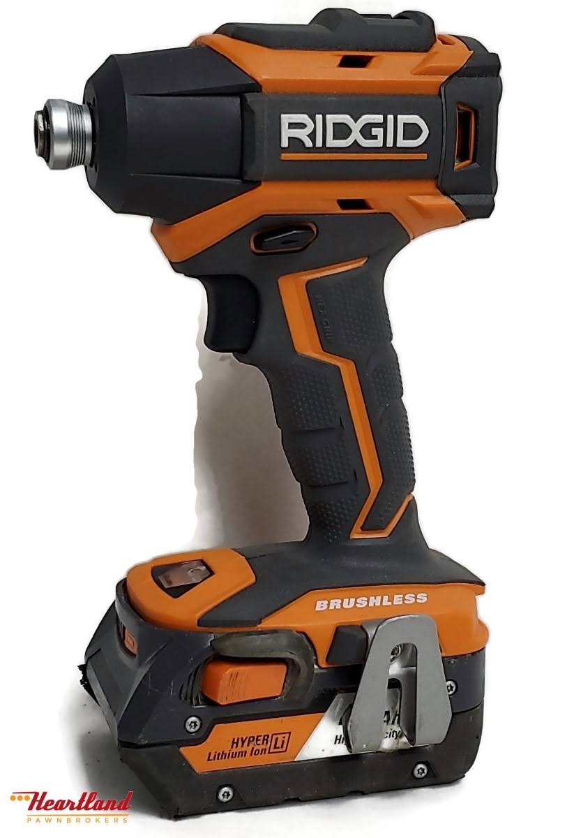 Ridgid Gen5x 18 Volt Lithium Ion 1 4 In Cordless Impact Driver Kit