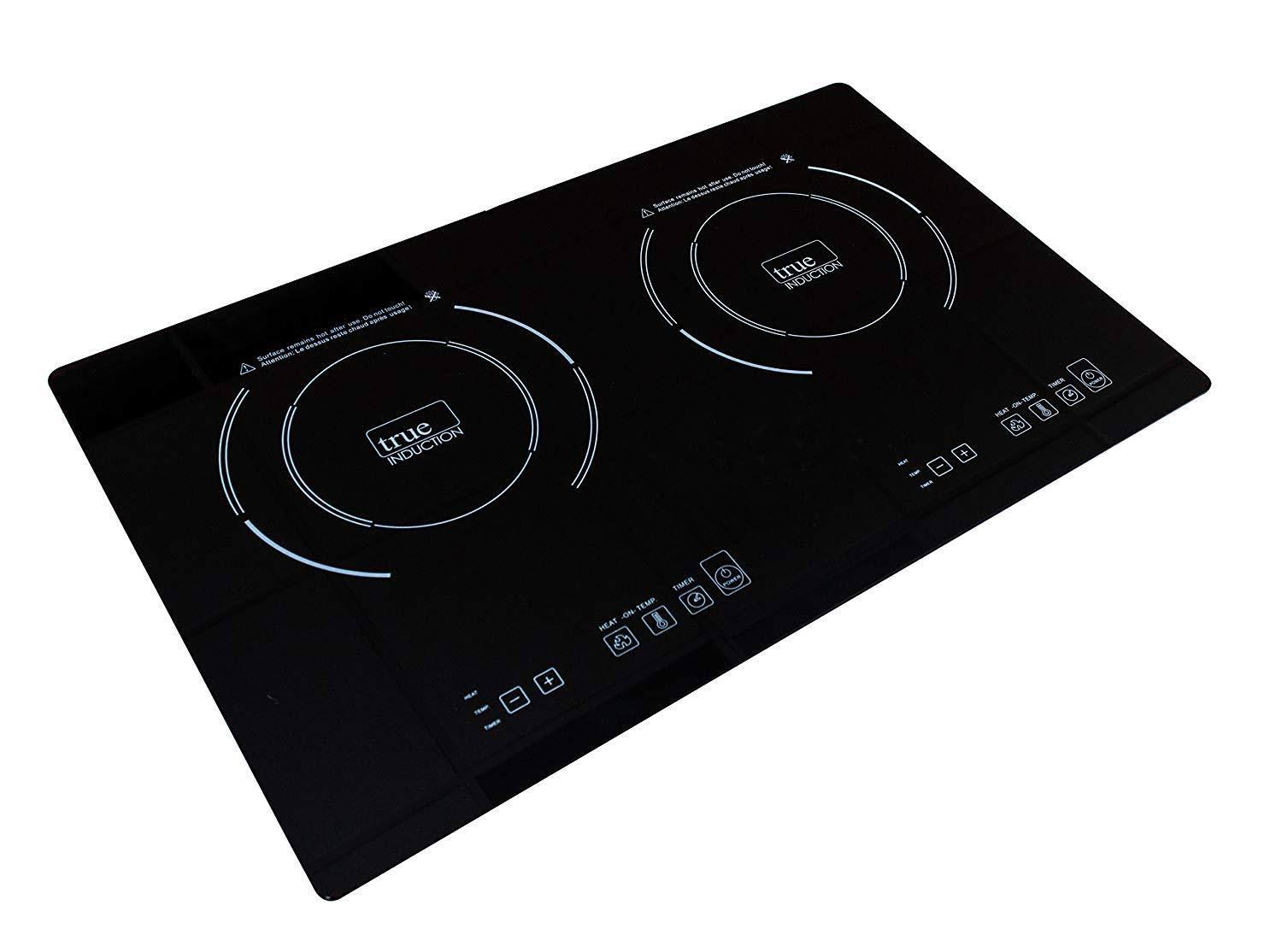 True Induction TI2B Counter Inset Double Burner Induction Cooktop dersya