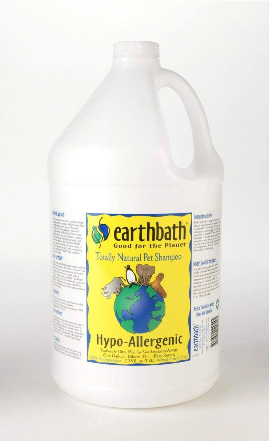 Earthbath Shampoo Hypo Allergenic 1 Gallon dersya