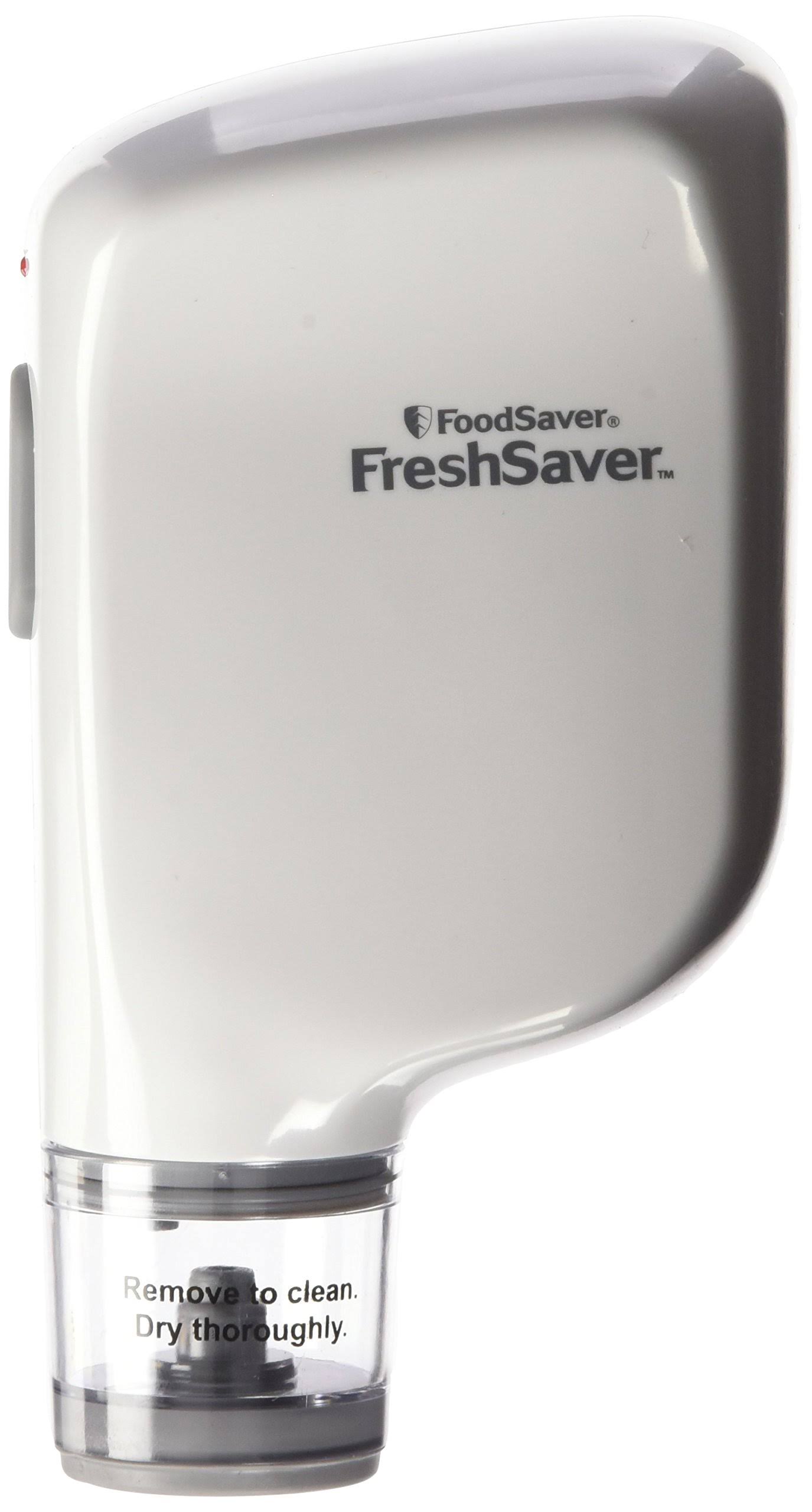 FreshSaver Handheld Vacuum Sealer in White dersya