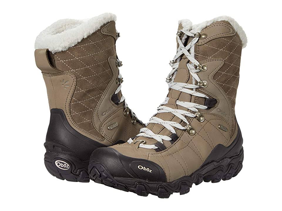 🔥Oboz Women&s Bridger 9 inch Insulated BDry (7.5 BRINDLE) dersya
