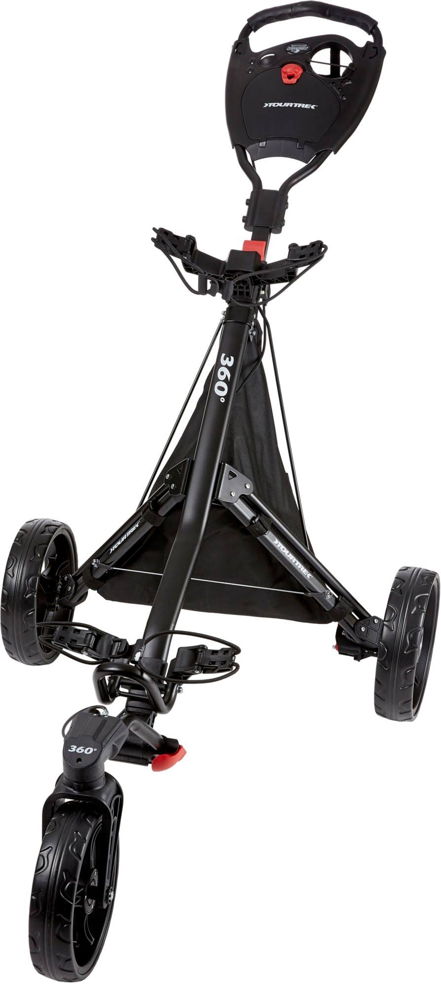 🔥TourTrek 2018 360 3Wheel Push Cart, Black dersya