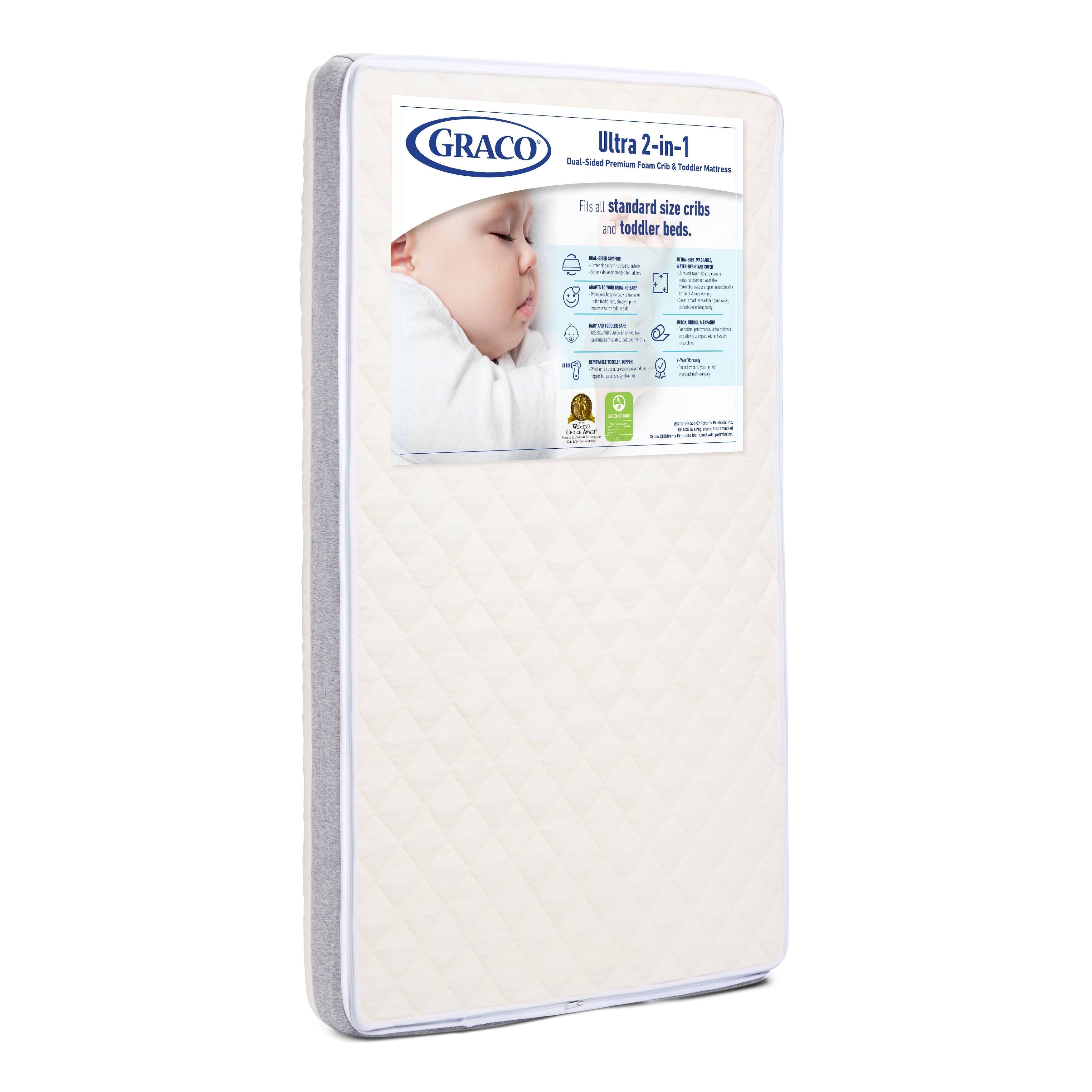 Graco Ultra Premium 2in1 Crib and Toddler Mattress dersya