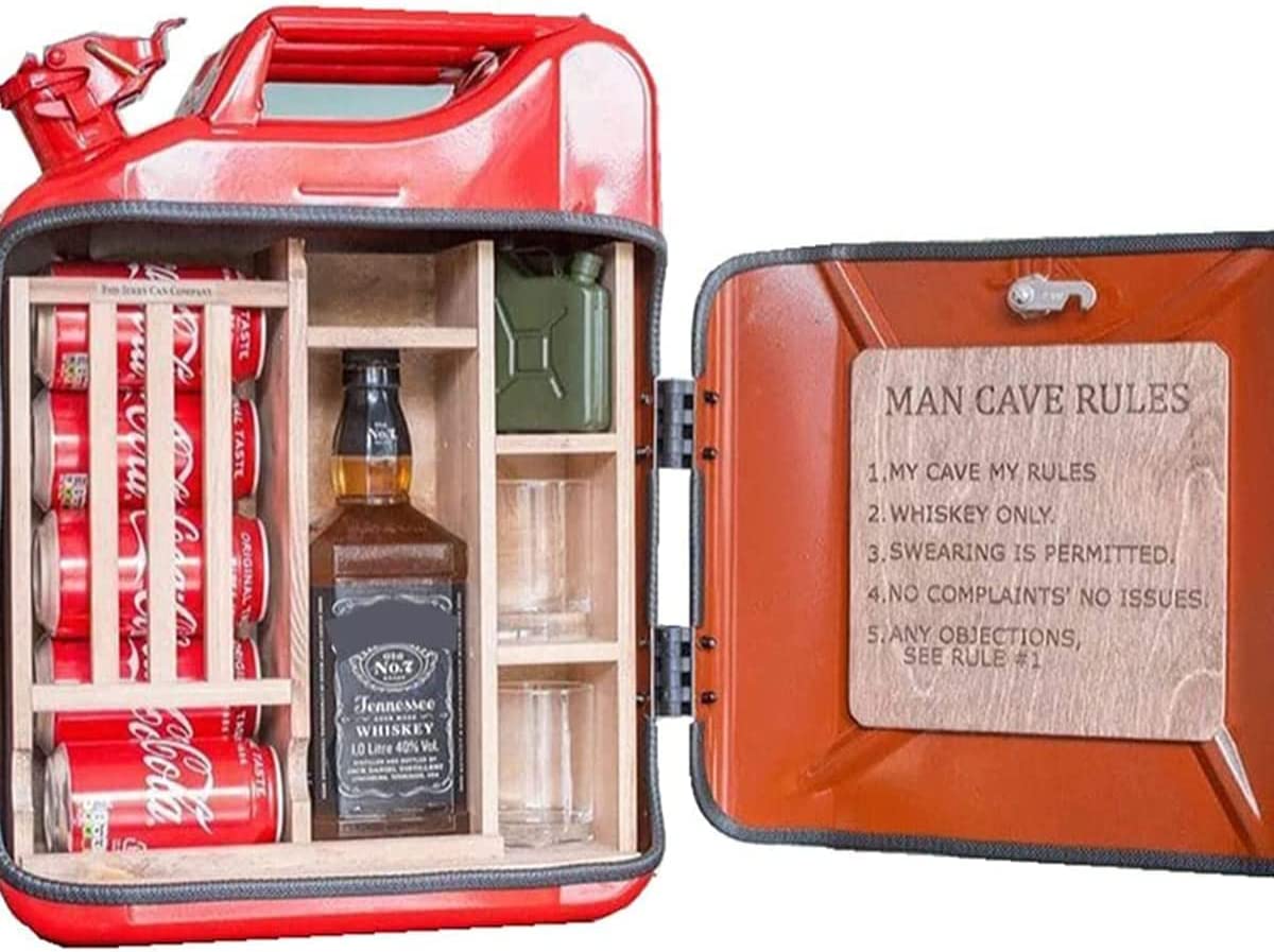 Christmas Jerry Can Bar,My Cave My Rules Can Bar Set , Mini Bar