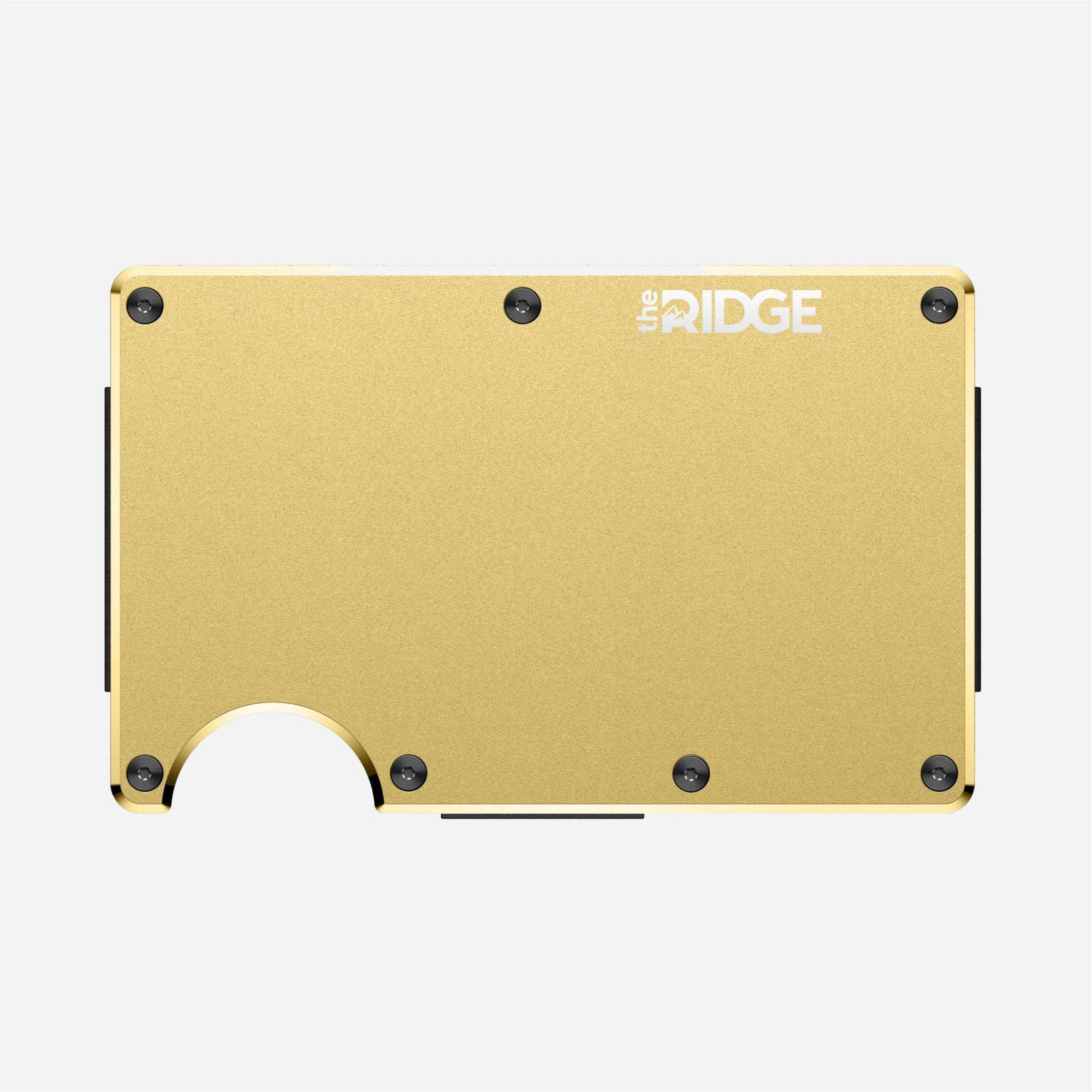 The Ridge Wallet Aluminum/Gold Money Clip dersya