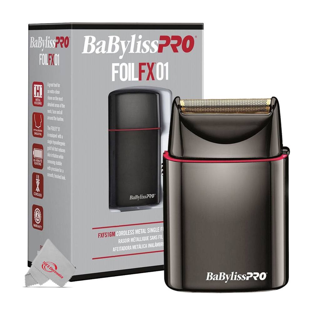 🔥Babyliss Pro FXFS1GM Cordless Gun Metal Single Foil Shaver dersya