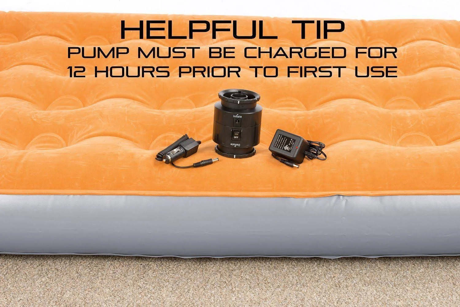 Alps Mountaineering Air Bed Rechargeable Queen dersya