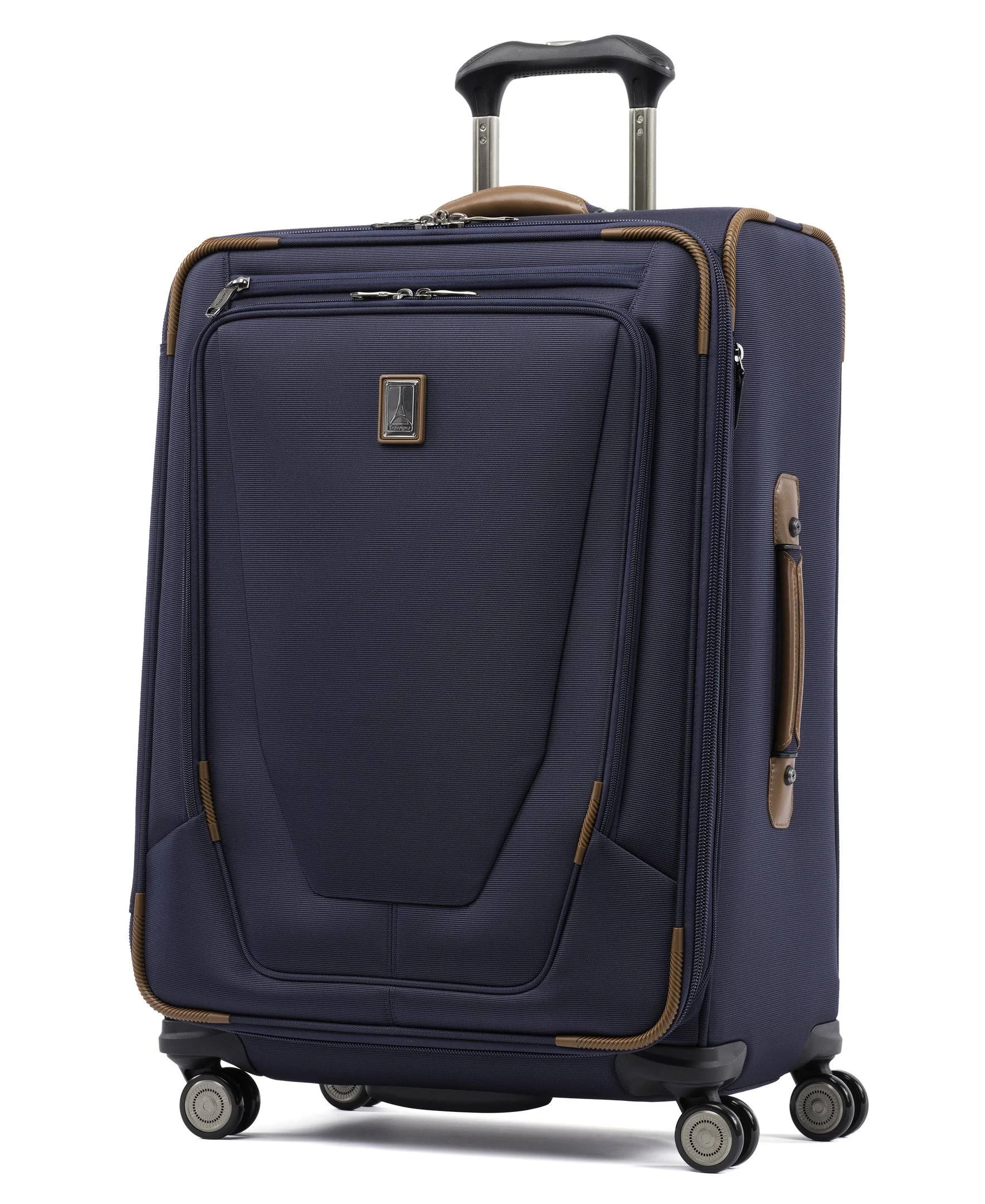 🔥Travelpro Crew 11 25x22 Expandable Spinner Suitcase Blue dersya