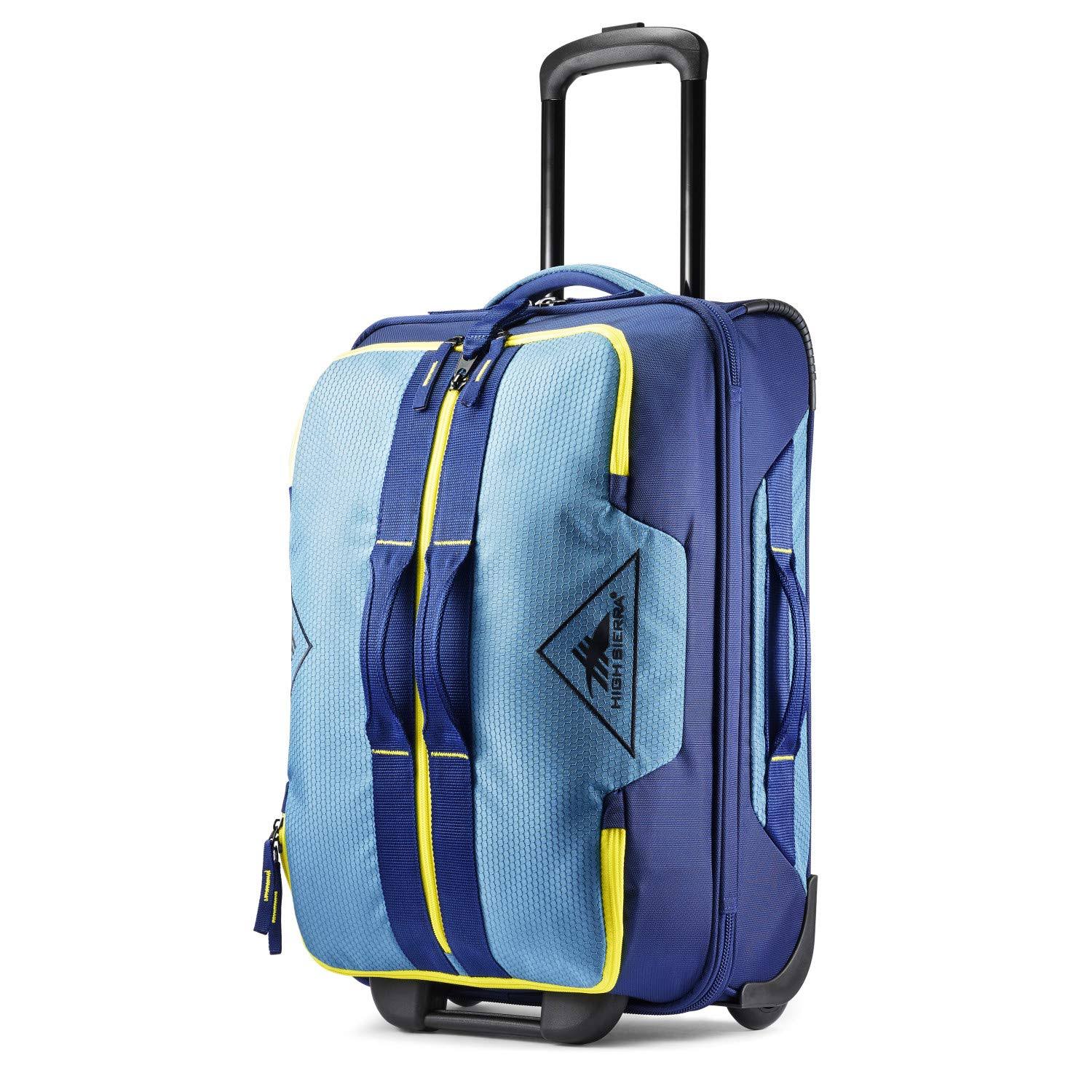 High Sierra Dells Canyon Wheeled Duffel Bag, Graphite Blue/True Navy