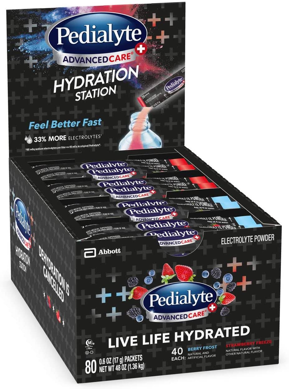 Pedialyte Advancedcare Plus Hydration Station Multipack Electrolyte