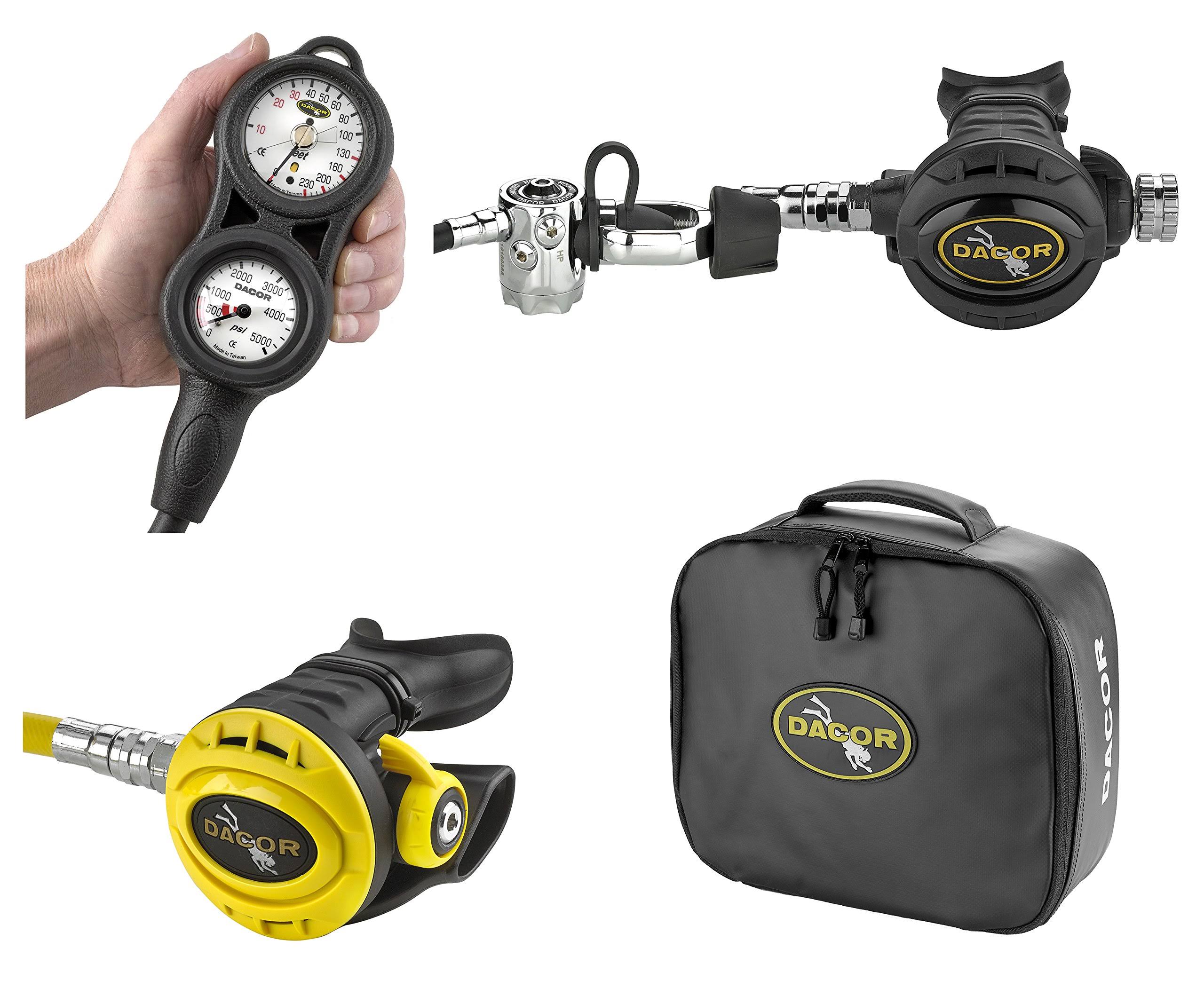 Dacor Pacer Plus X6 Essential Scuba Regulator Setup dersya