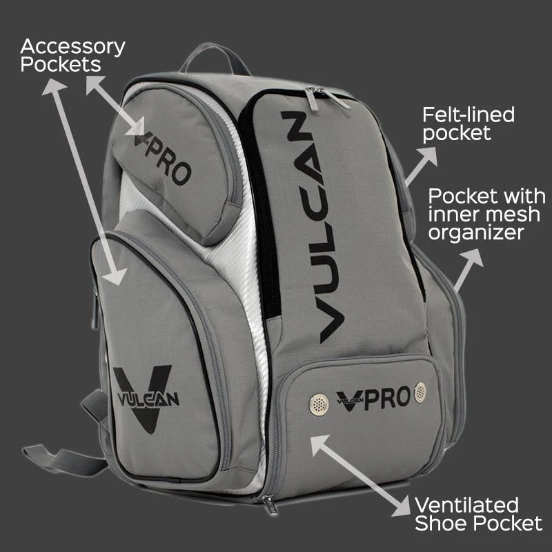🔥Vulcan vPro Pickleball Backpack/Gray dersya