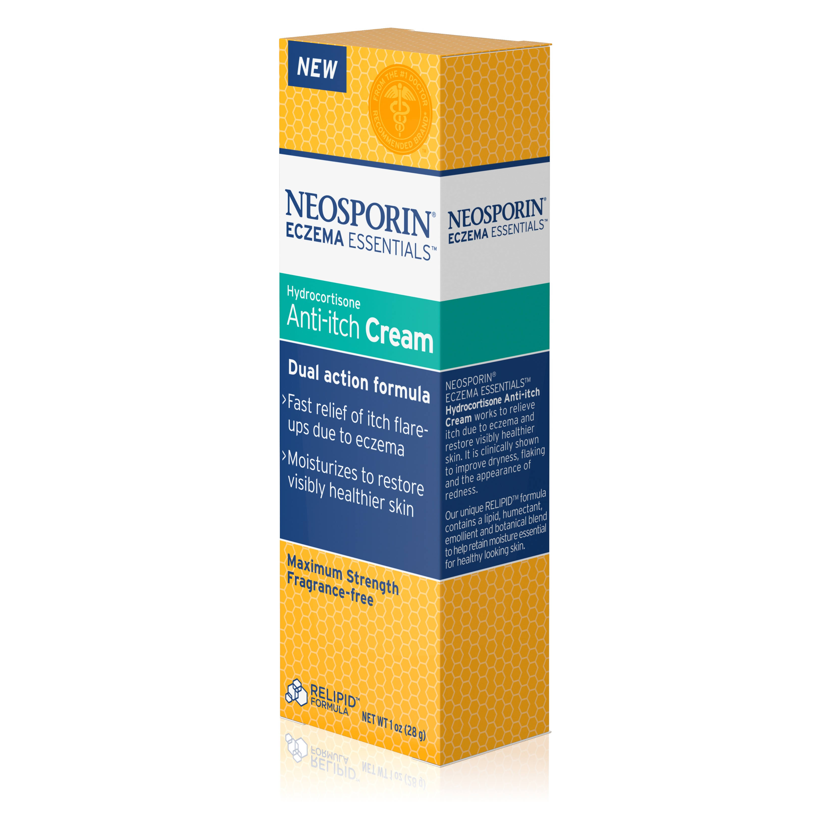 Neosporin Eczema Essentials Hydrocortisone AntiItch Cream, 1 Oz dersya