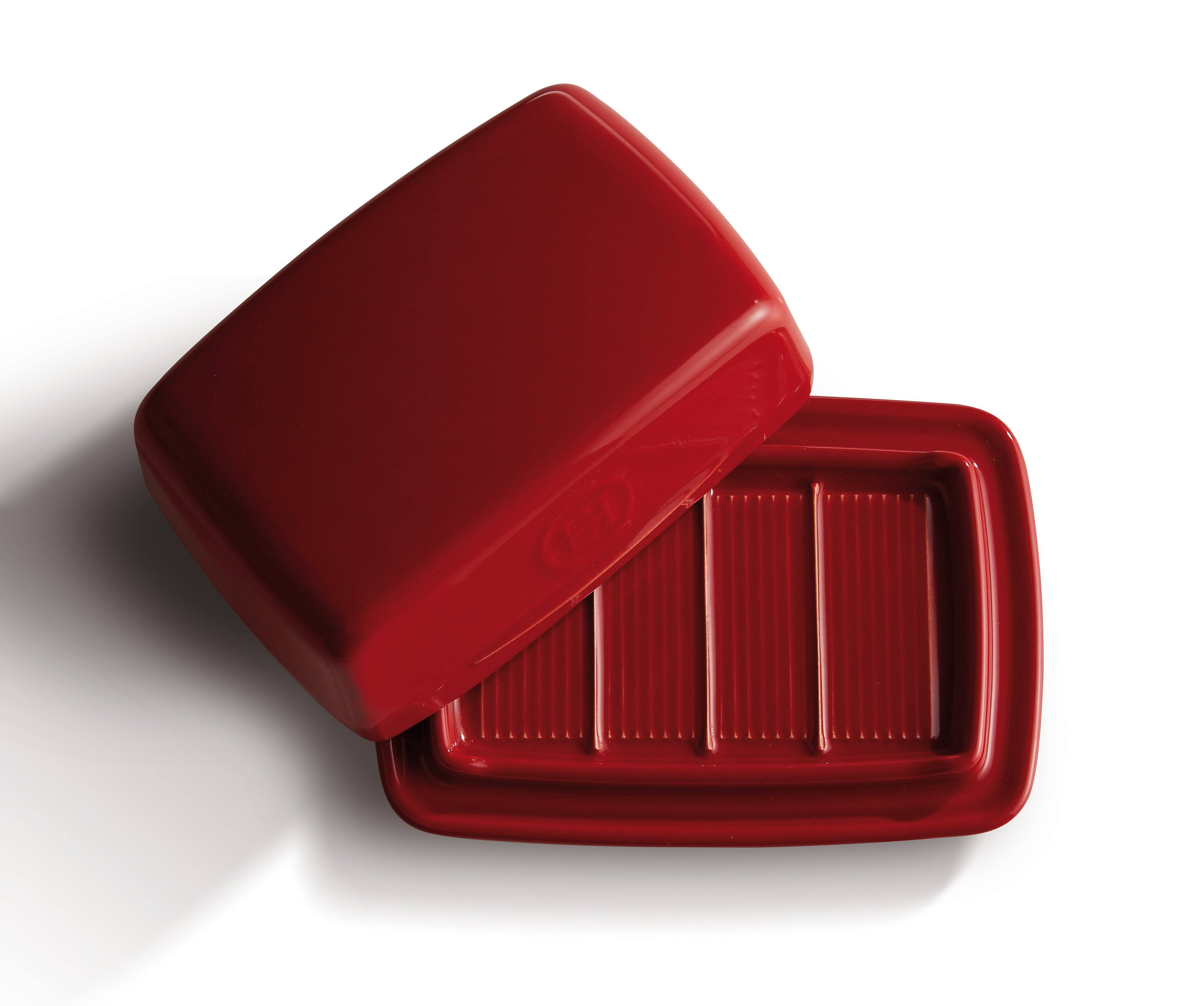 Emile Henry Blue Flame Butter Dish dersya