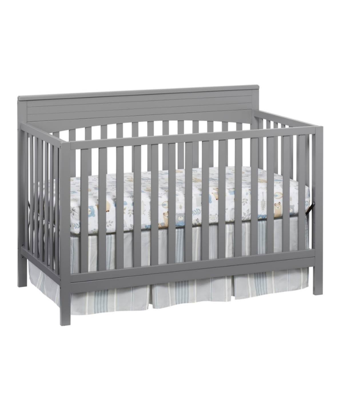 Oxford Baby Harper 4in1 Convertible Crib, Gray dersya