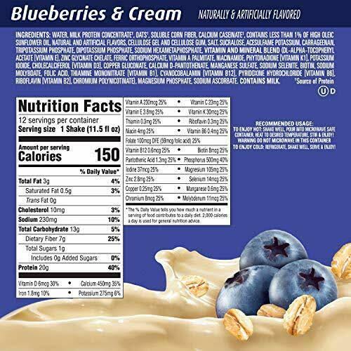 🔥12 Premier Protein Blueberries Cream 20g Protein Shake with Oats 11.5