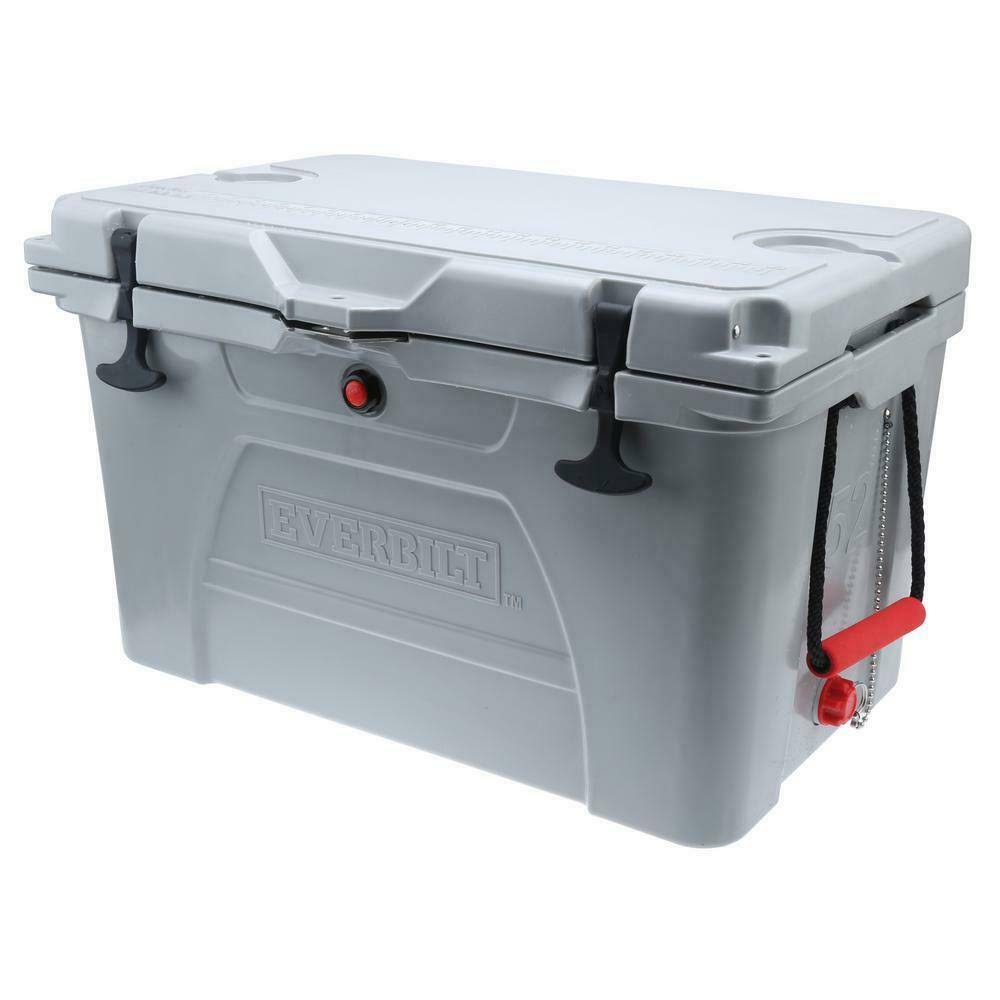 Everbilt Chest Cooler 52 Qt. Lockable Lid UV Resistant Exterior Rust