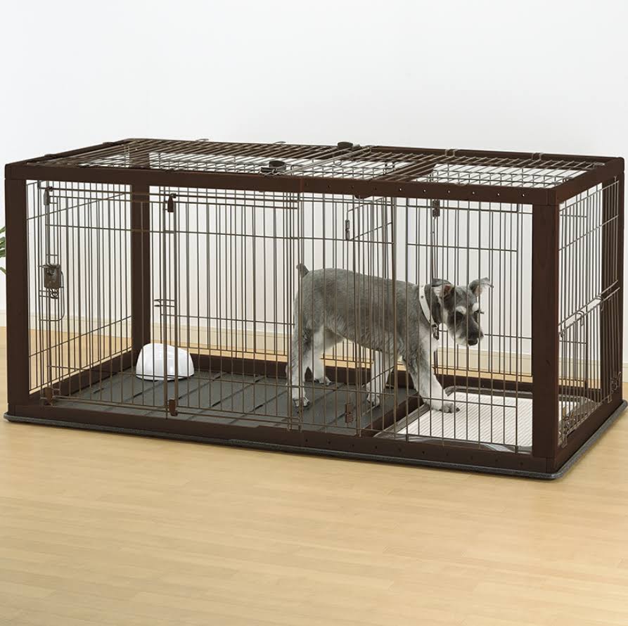 Richell Expandable Pet Crate Wire Top Small dersya