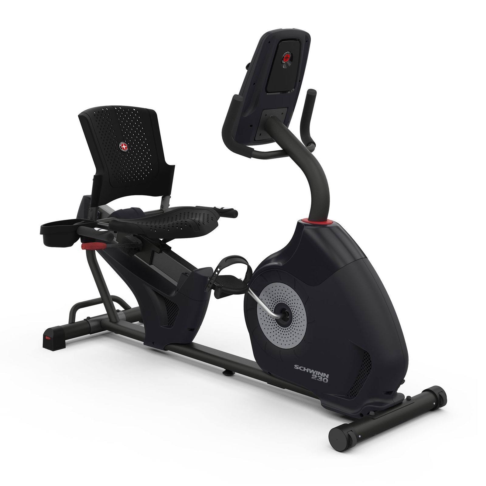 Schwinn 230 Recumbent Exercise Bike, Black - dersya