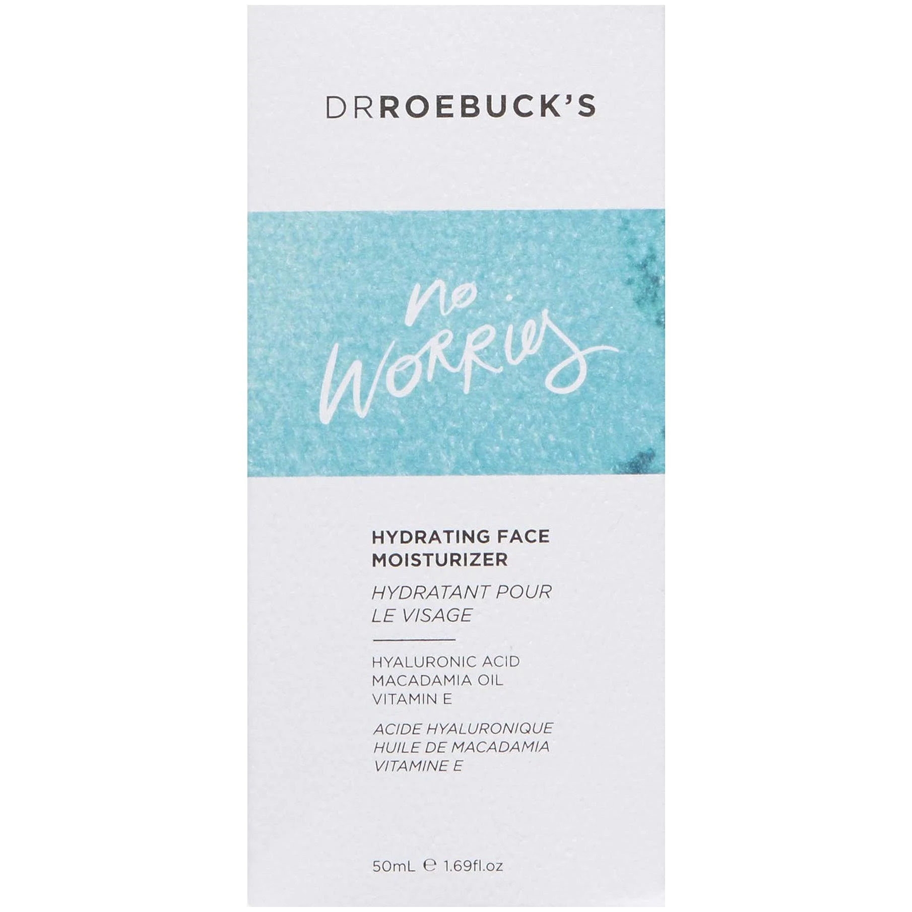 Dr Roebuck&s No Worries Hydrating Face Moisturizer dersya