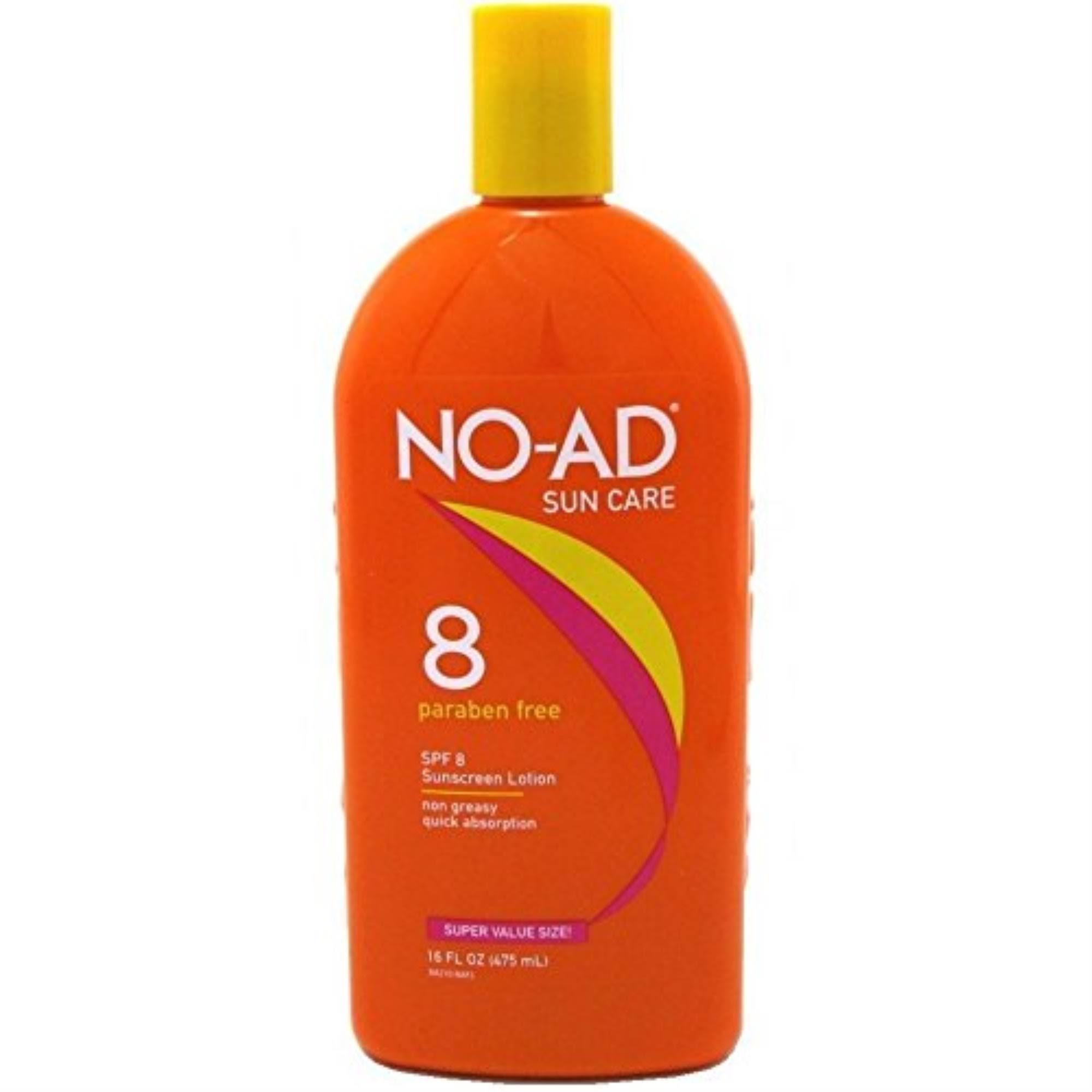 Noad Sunscreen Tanning Lotion SPF 8 16 oz dersya
