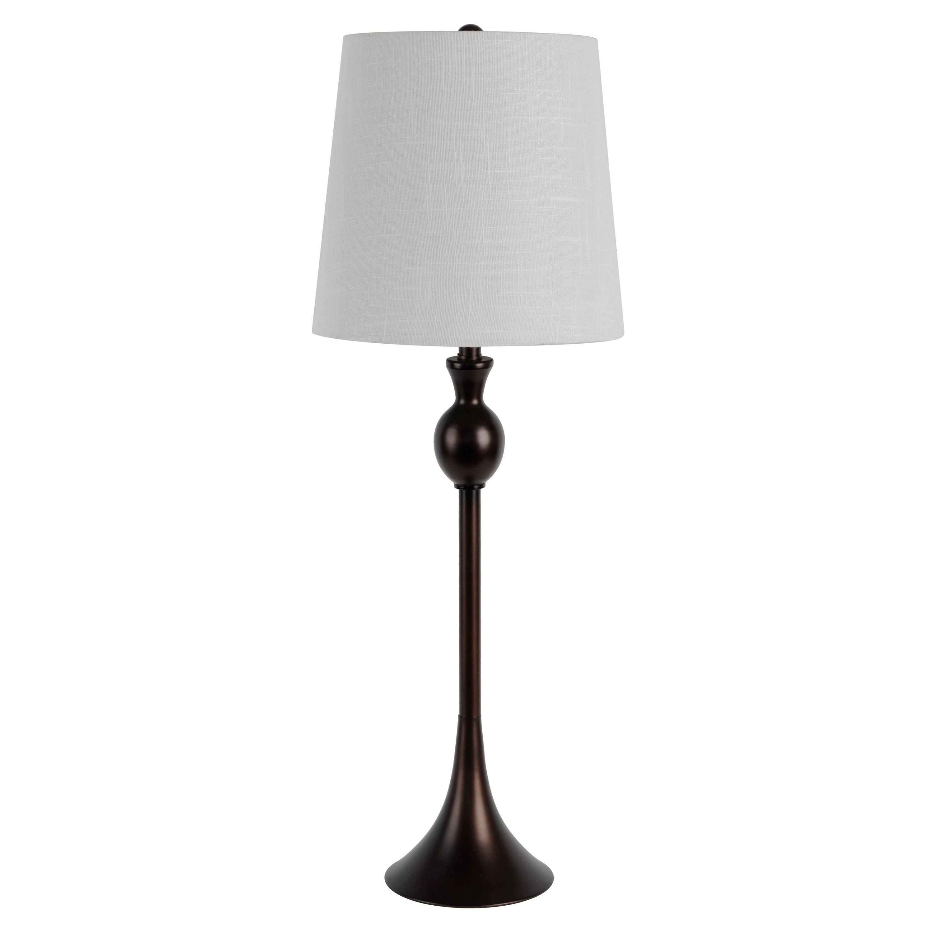 Decor Therapy Bronze Buffet Cal Table Lamp dersya
