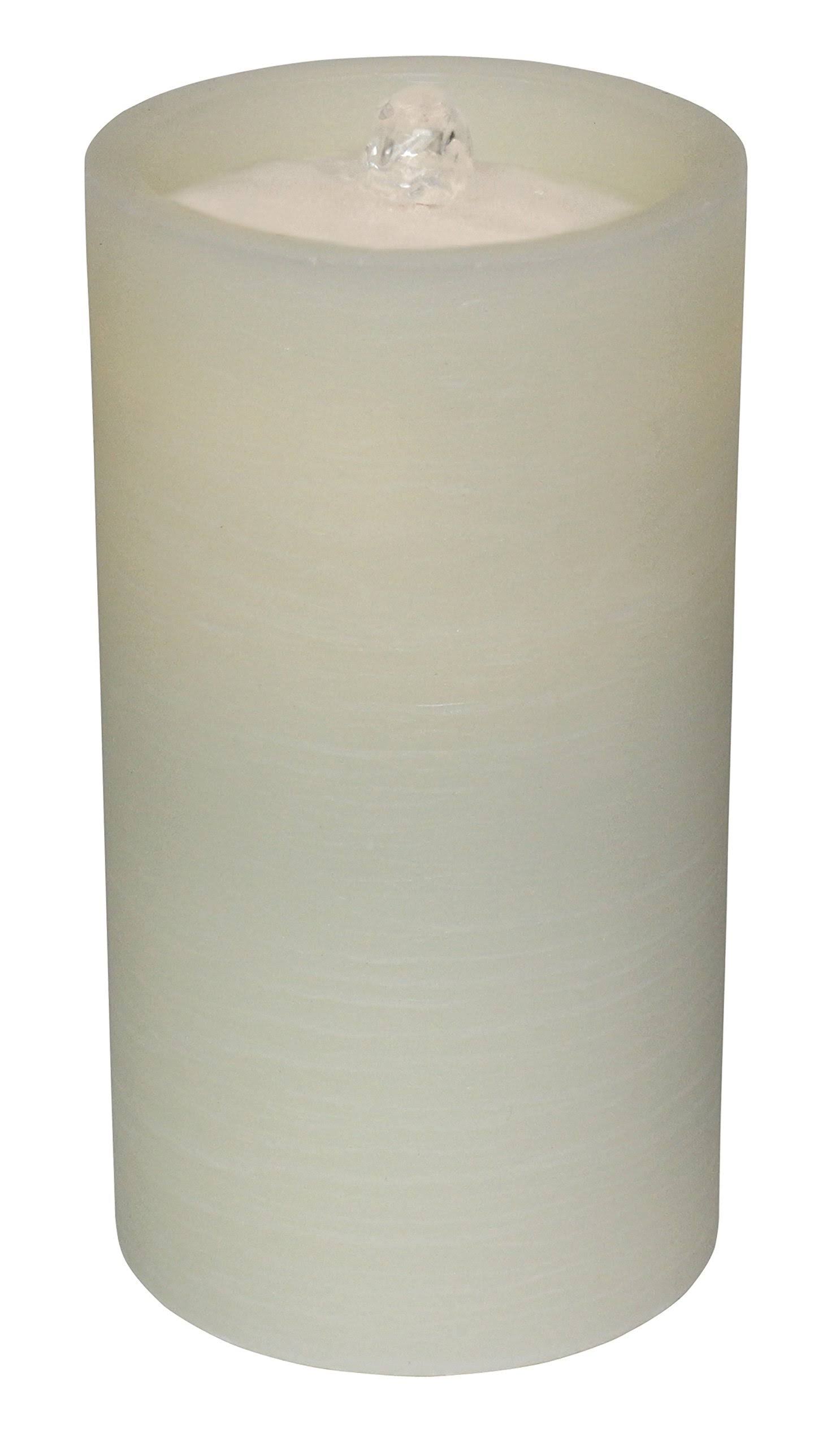 AquaFlame Flameless Candle Fountain Ivory dersya