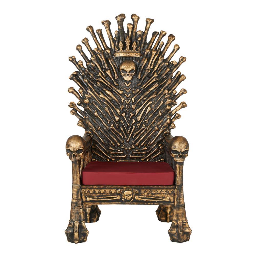 Home Accents Holiday 5 ft. Halloween Decorative Bone Throne dersya