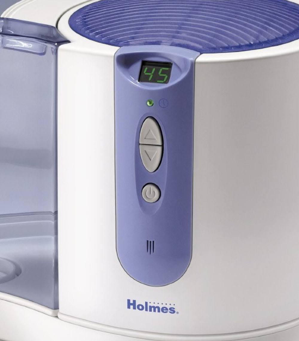 Holmes Cool Mist Humidifier With Digital Control Panel, White dersya